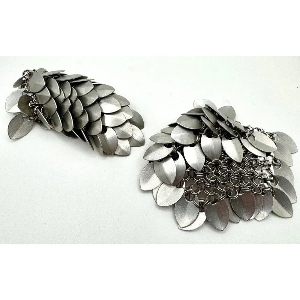 Scalemail Armor 2 Pcs Chainmail Dragon Art Supply Renaissance Gothic Handmade
